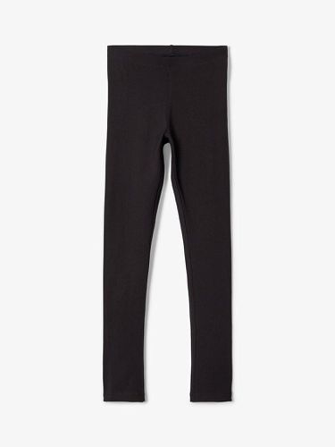 Basic Leggings in Baumwolle - schwarz - Name It - Modalova