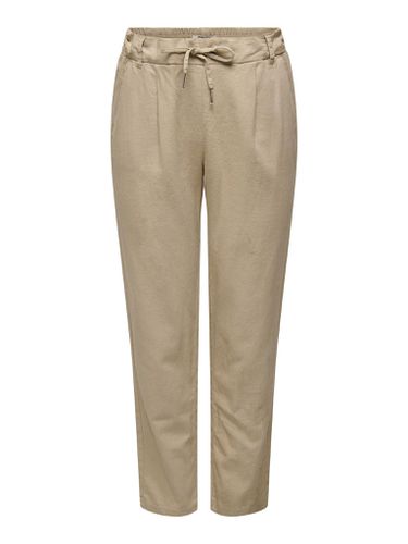 Caro-Poptrash Pants - Oxford Tan - ONLY - Modalova