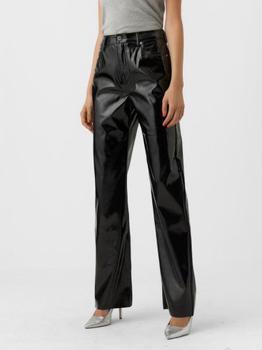 Kithy Lose Glossy Pants - Schwarz - Vero Moda - Modalova