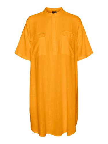 Linie Mini -Kleid - strahlendes Gelb - Vero Moda - Modalova