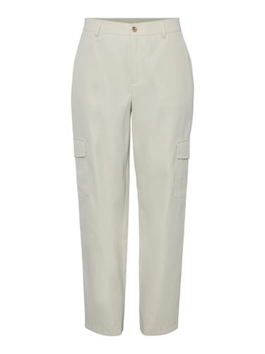 Sille Fracht Pants - Weißer Pfeffer - PIECES - Modalova