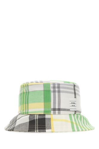 Printed cotton bucket hat - THOM BROWNE - Modalova