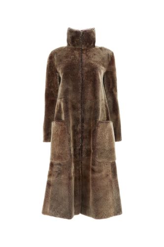 GIORGIO ARMANI Brown fur coat - GIORGIO ARMANI - Modalova