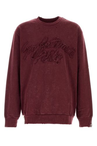 ADIDAS Burgundy cotton sweatshirt - ADIDAS - Modalova