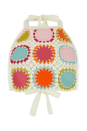 Multicolor crochet Taffy crop-top - MY BEACHY SIDE - Modalova