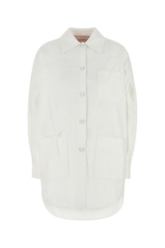Cotton blend oversize jacket - VALENTINO GARAVANI - Modalova