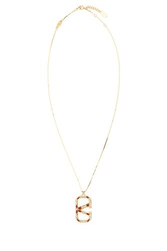 Gold metal VLogo necklace - VALENTINO GARAVANI - Modalova