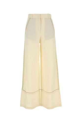 Cream linen blend Fortuna wide-leg pant - CAMILLA AND MARC - Modalova