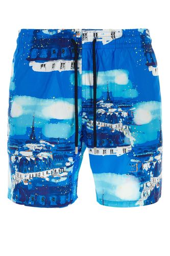 Printed polyester swimming shorts - VILEBREQUIN - Modalova