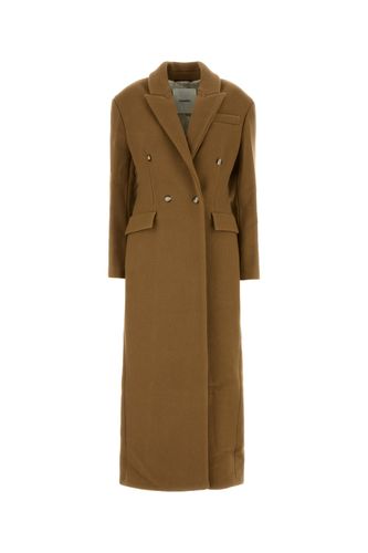 Camel wool blend Ferris coat - NANUSHKA - Modalova