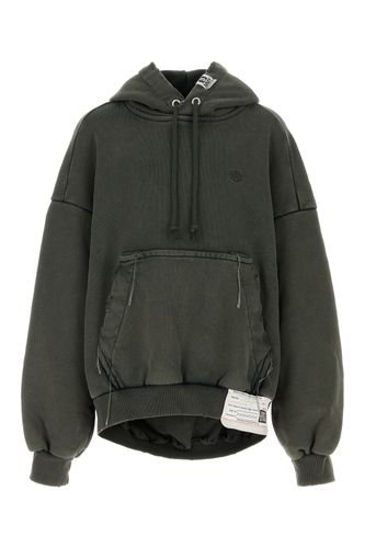Charcoal cotton oversize sweatshirt - MIHARAYASUHIRO - Modalova