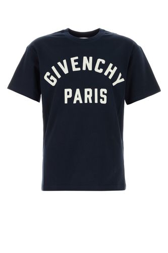 GIVENCHY Dark blue cotton t-shirt - GIVENCHY - Modalova