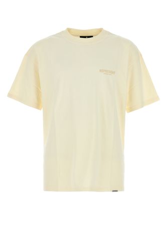 Cream cotton Owners Club t-shirt - REPRESENT - Modalova