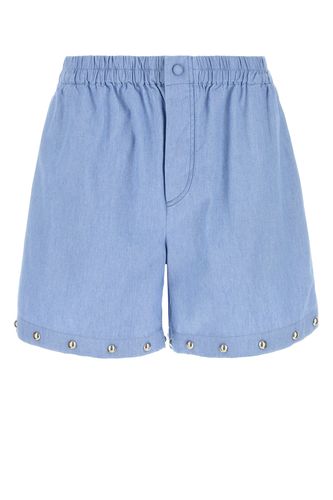 Light- denim bermuda shorts - VALENTINO GARAVANI - Modalova