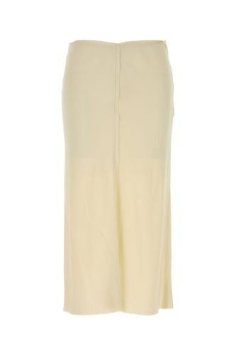 AMI Ivory stretch viscose skirt - AMI - Modalova