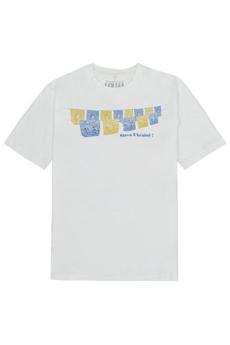 SLAVA UKRAINE! Organic cotton mens tee - White, MEDIUM - KOMODO - Modalova