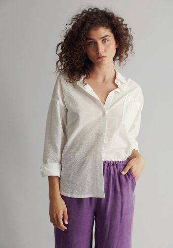 HANAKO Organic Cotton Shirt - White, Size 1/ UK 8/ EUR 36 - KOMODO - Modalova