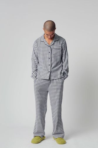 JIM JAM Mens Organic Cotton Pyjama Set White, Large - KOMODO - Modalova