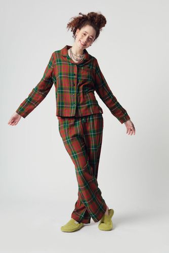 JIM JAM Womens Organic Cotton Pyjama Set Green, Size 1 / UK 8 / EUR 36 - KOMODO - Modalova