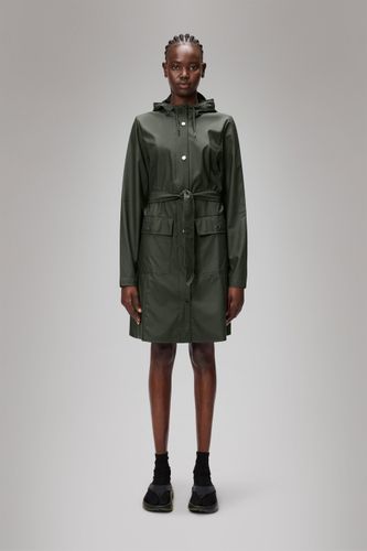 Rains Curve Long Jacket - Green - Rains - Modalova