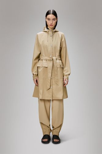 Rains Curve Long Jacket - Sand - Rains - Modalova