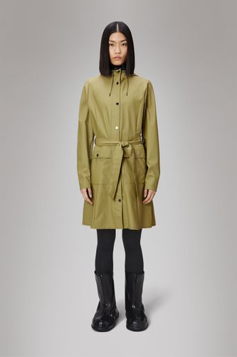 Rains Curve Long Jacket - Khaki - Rains - Modalova