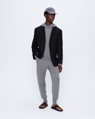 Mens Regenerative Merino Wool Track Pants— marl - PANGAIA - Modalova