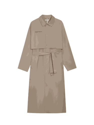 Mens Organic Cotton Trench Coat - PANGAIA - Modalova