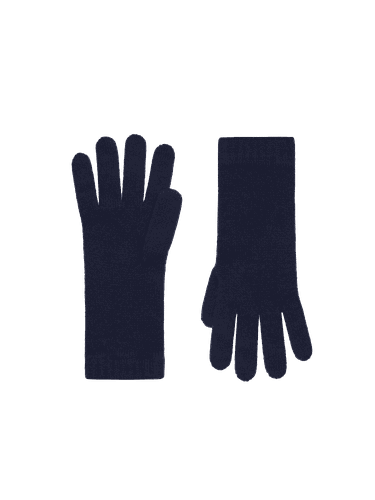 Cashmere Short Cuff Gloves—dark navy - PANGAIA - Modalova