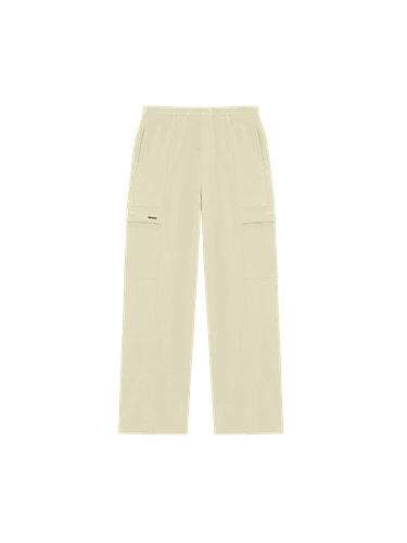 Mens DNA Double Jersey Cargo Trousers—maitake beige - PANGAIA - Modalova