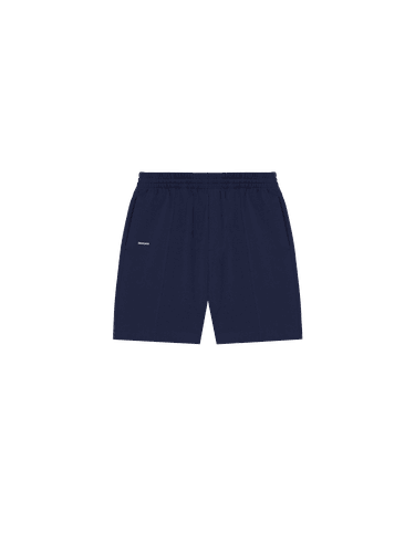 Mens DNA Double Jersey Panelled Shorts—navy - PANGAIA - Modalova