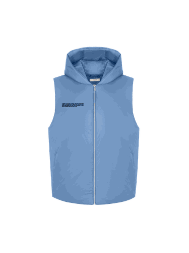 Mens DNA Flower-Warmth Gilet—summit - PANGAIA - Modalova