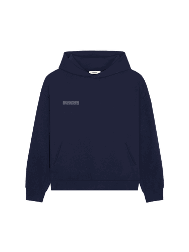 Mens DNA Hoodie—navy - PANGAIA - Modalova