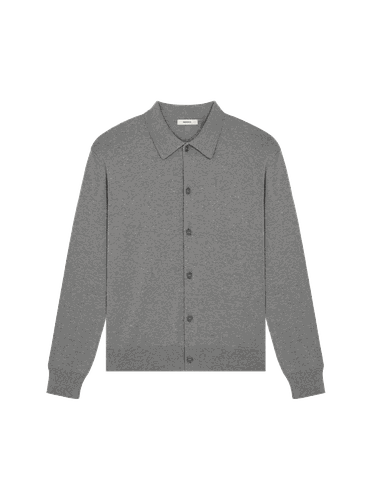 Mens DNA Knitted Collared Shirt - PANGAIA - Modalova