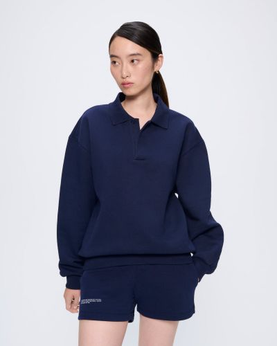 Womens DNA Heavyweight Polo Sweatshirt - PANGAIA - Modalova