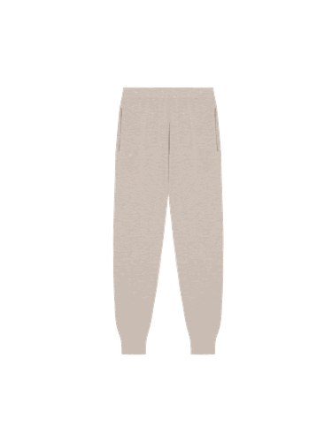 Womens DNA Regenerative Merino Wool Track Pants—stone marl - PANGAIA - Modalova