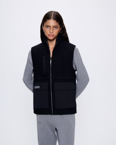 Womens DNA Utility Wool Gilet - PANGAIA - Modalova
