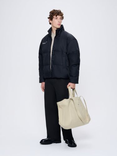 Mens FLWRDWN™ Bomber Jacket—black - PANGAIA - Modalova