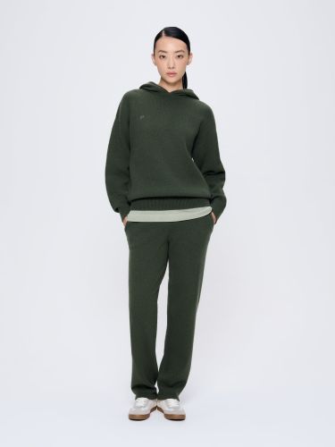 Womens Recycled Cashmere Tapered Track Pants - PANGAIA - Modalova