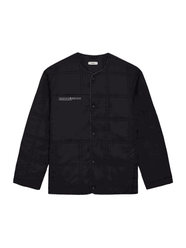 Archive Mens Flower-Warmth Quilted Collarless Jacket - PANGAIA - Modalova