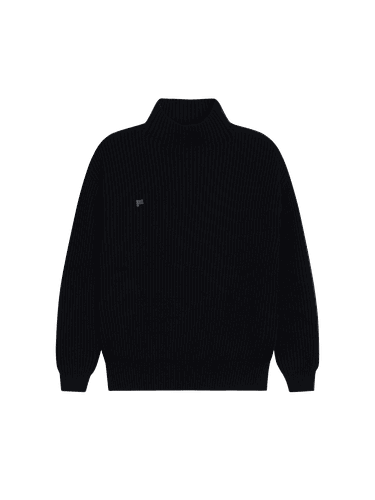 Mens Recycled Cashmere Funnel-Neck Sweater - PANGAIA - Modalova