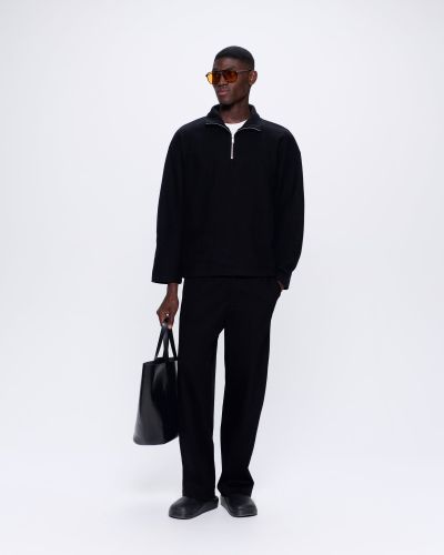 Sale Men's Recycled Wool Jersey Half-Zip Sweater - PANGAIA - Modalova