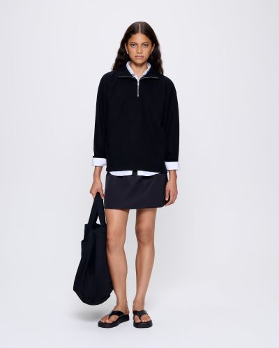 Womens Recycled Wool Jersey Half-Zip Sweater - PANGAIA - Modalova