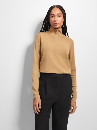 Womens Regenerative Merino Wool Half-Zip Sweater - PANGAIA - Modalova