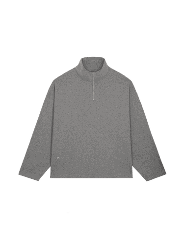 Women's Recycled Wool Jersey Half-Zip Sweater - PANGAIA - Modalova