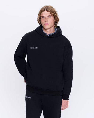Mens 365 Heavyweight Hoodie—black - PANGAIA - Modalova