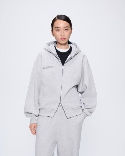 Womens 365 Heavyweight Two-Way Zip-Through Hoodie - PANGAIA - Modalova
