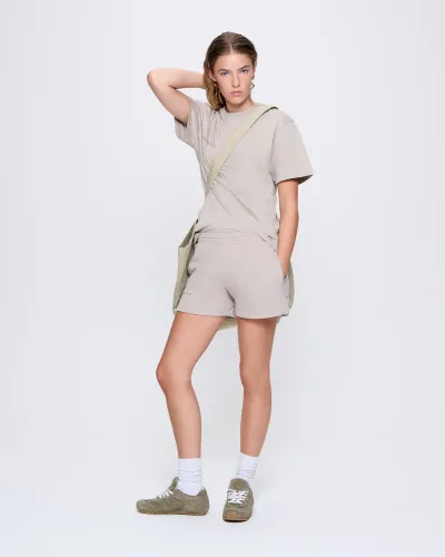 Womens 365 Midweight Shorts—stone - PANGAIA - Modalova