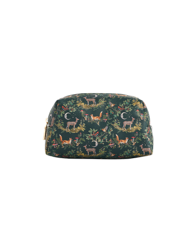 Green Into the Woods Pouch Small | Women's Cosmetic Bag - Fable England - Modalova
