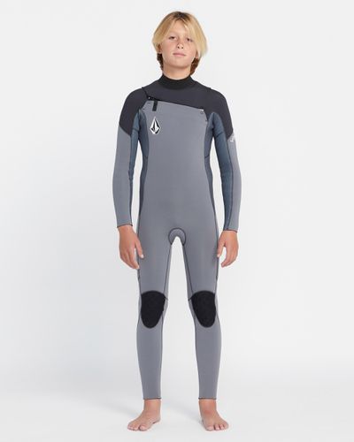 Men's Modulator 4/3Mm Chest Zip Long Sleeve Wetsuit - (KIDS) - Volcom - Modalova